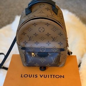 Authentic Louis Vuitton Palm Springs mini ( reverse monogram)